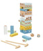 Tooky Toy Stacking Tower Animals - Wooden Stacking Game Made of Beech Wood, Educational Toy from 3 Years
