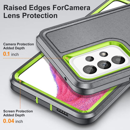 Heavy Duty Three Layer Protection Case for Samsung Galaxy A53 A 53 5G S22 Ultra S 22 Plus S22ultra Anti-Falling Back Cover,orange,for Galaxy S22 Plus