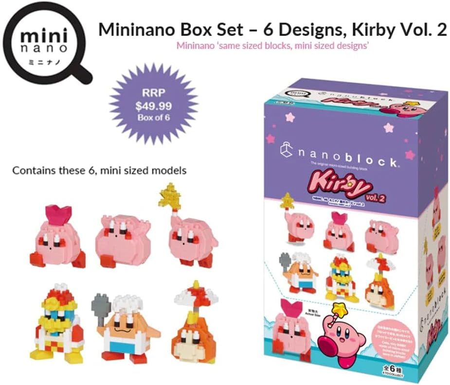 Nanoblock Mininano Kirby Vol.2 1 pc