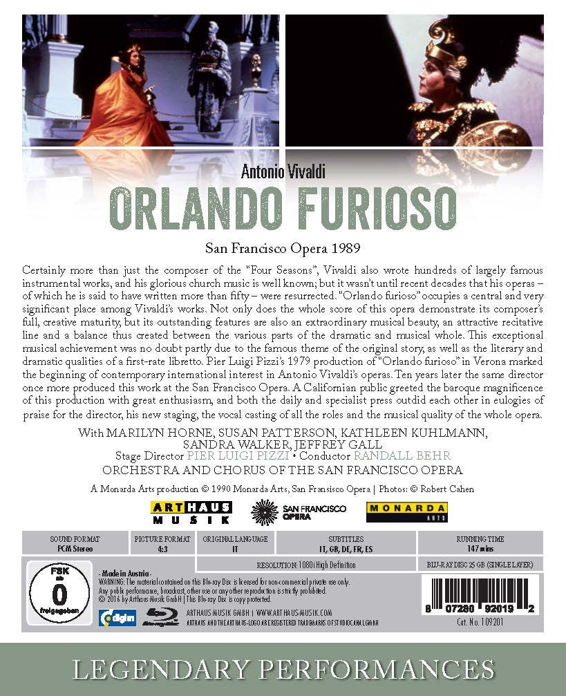 Vivaldi:Orlando Furioso