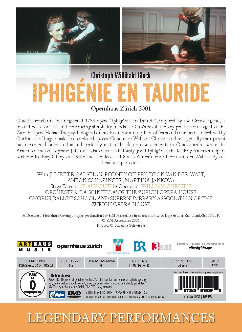 Gluck:Iphigenie En Tauride