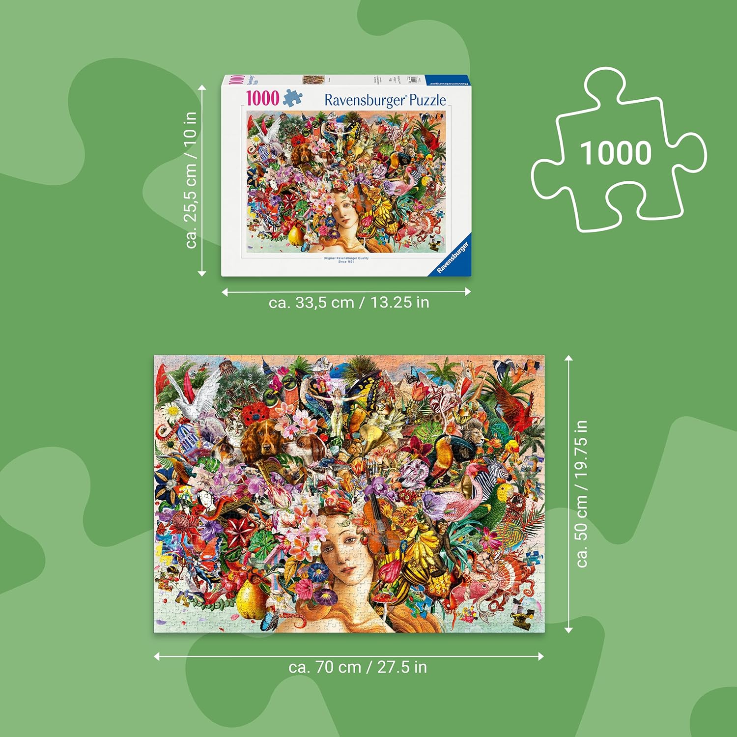 Erwachsenenpuzzle 1000 Teile - Kreative Gedanken