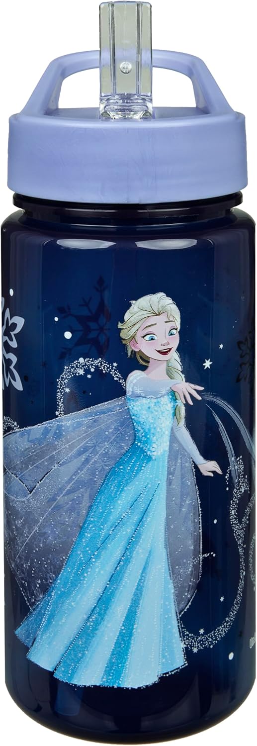 Scooli – Frozen set voor kinderen: snackbox + drinkfles, perfect voor school/kleuterschool, vanaf 4 jaar, licht en veilig kunststof