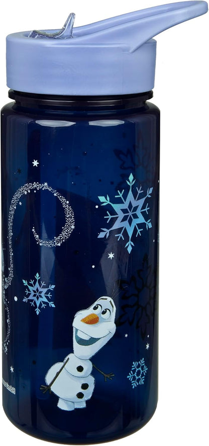 Scooli – Frozen set voor kinderen: snackbox + drinkfles, perfect voor school/kleuterschool, vanaf 4 jaar, licht en veilig kunststof