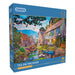 Gibsons Gibsons Games Puzzle Tea on the River, 500-teiliges Puzzle für Erwachsene und Jugendliche, farbenfrohes Dorf-Szene, nostalgisches Geschenk, dickstes 100% recyceltes Brett, Premium-Puzzle