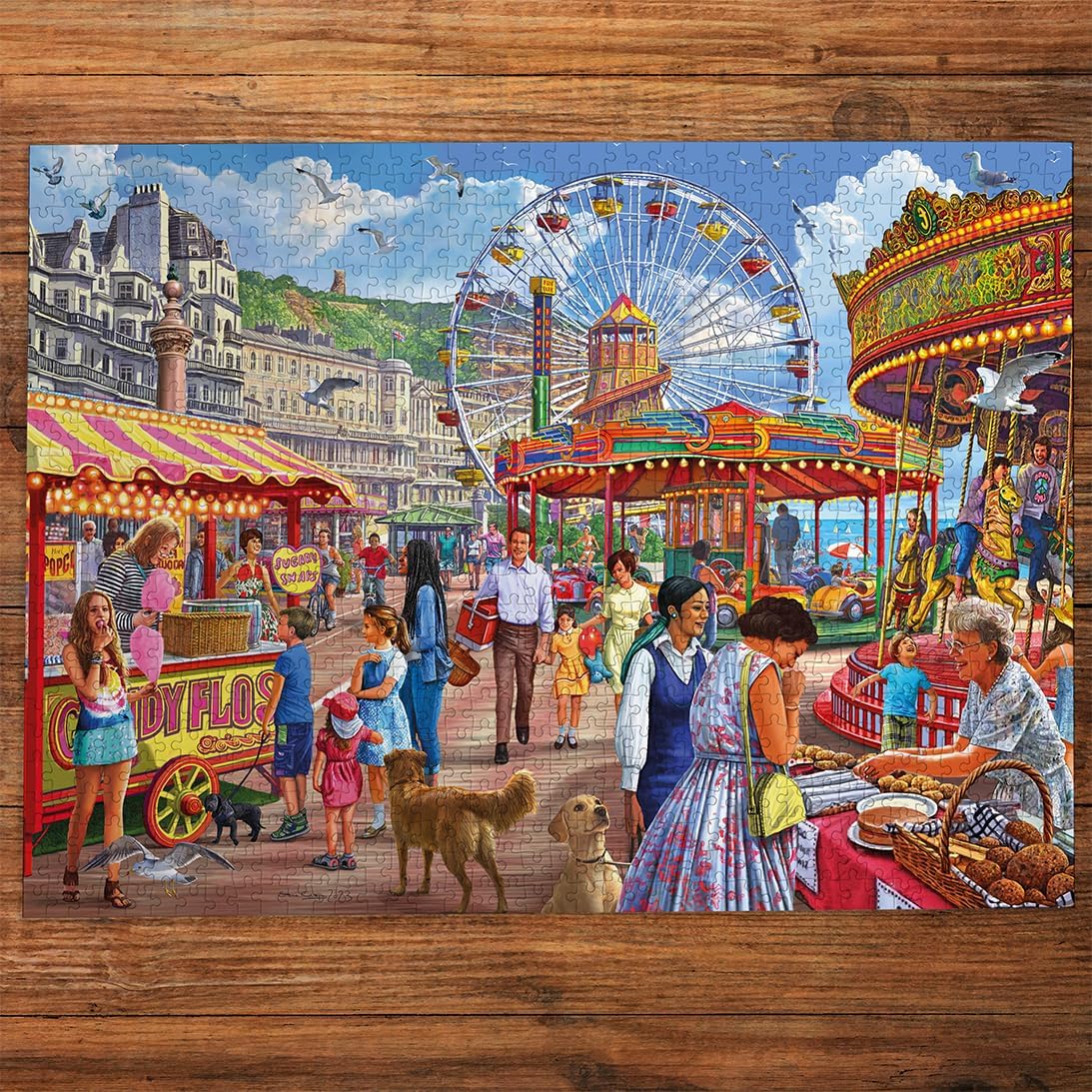 Gibsons legpuzzel Hastings Promenade 500XL stukjes voor volwassenen