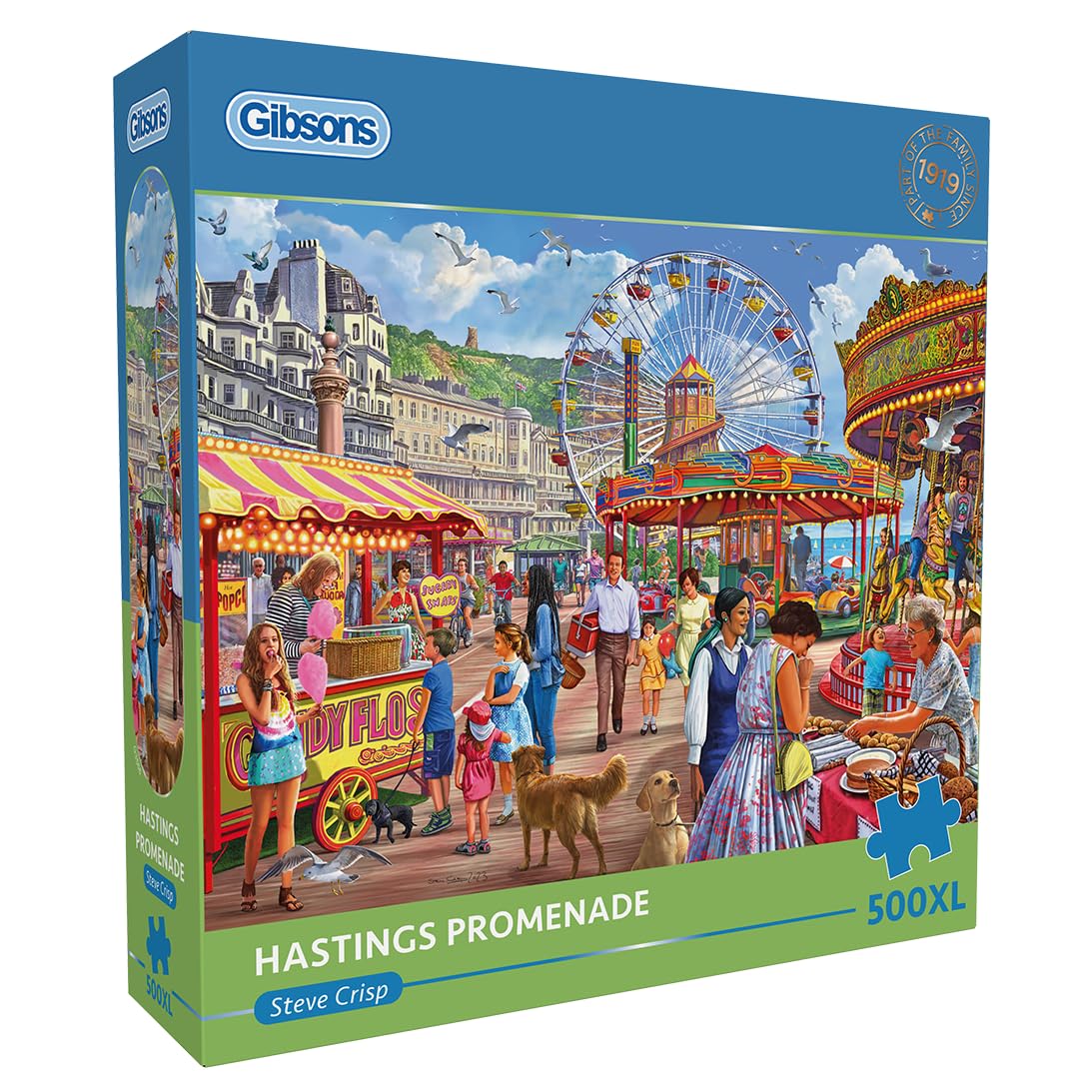 Gibsons legpuzzel Hastings Promenade 500XL stukjes voor volwassenen