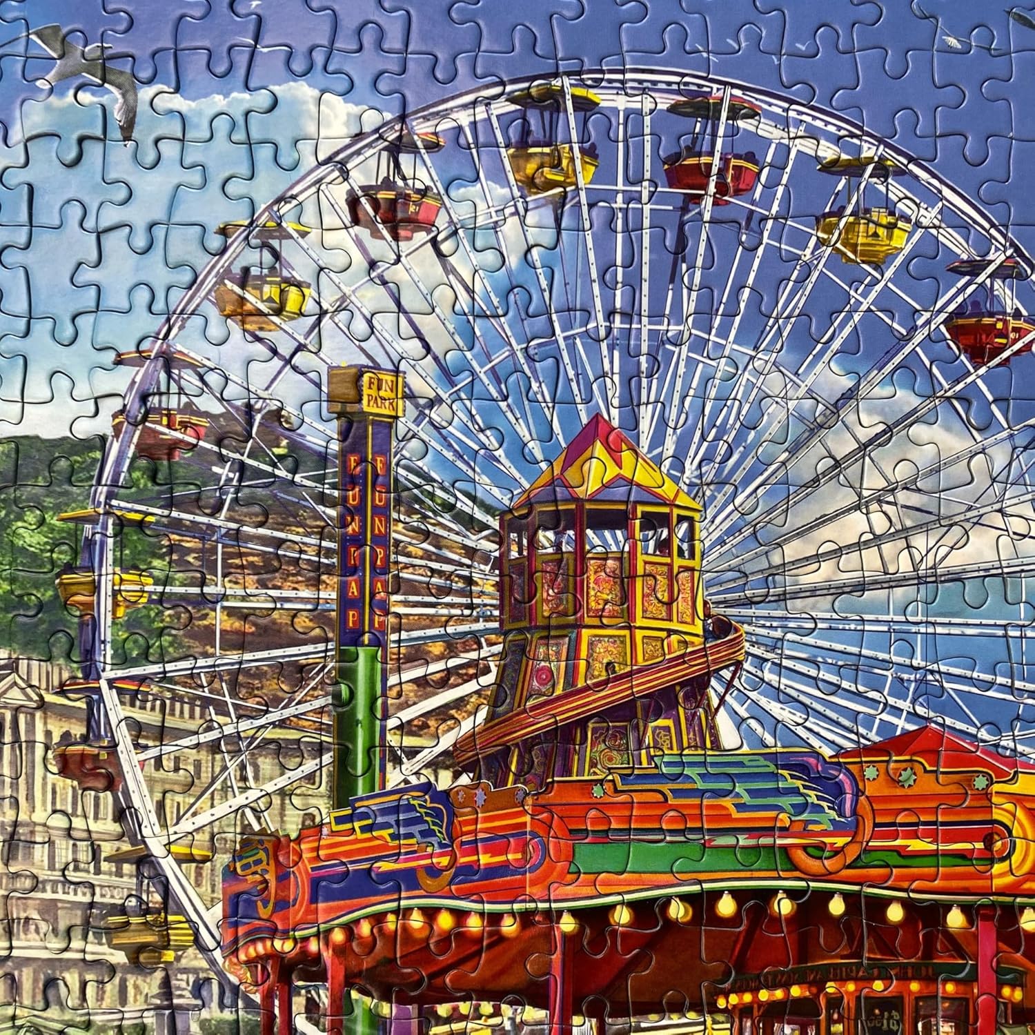 Gibsons Hastings Promenade 1000-teiliges Puzzle, Meeresnostalgie, nachhaltiges Puzzle für Erwachsene und Teenager, hochwertiges 100% recyceltes Brett, tolles Geschenk, Gibsons Games