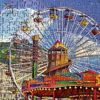 Gibsons Hastings Promenade 1000-teiliges Puzzle, Meeresnostalgie, nachhaltiges Puzzle für Erwachsene und Teenager, hochwertiges 100% recyceltes Brett, tolles Geschenk, Gibsons Games
