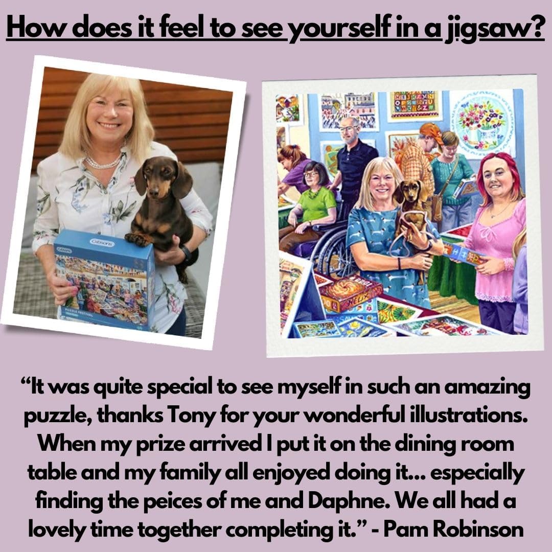 Gibsons legpuzzel Festival - 1000 stukjes karton puzzel volwassenen