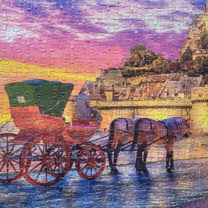 Gibsons Puzzle Mont Saint-Michel 1000 Teile Karton Puzzle