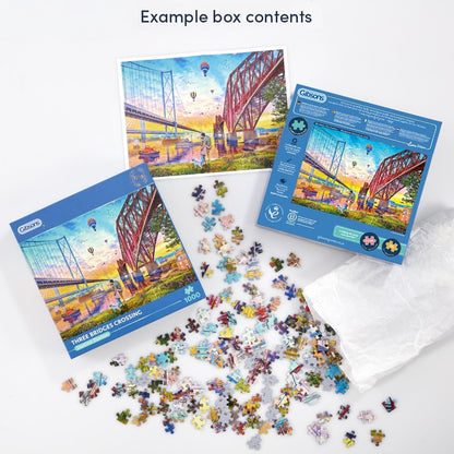 Gibsons The Farm Shop 1000 Piece Jigsaw Puzzle for Adults – Summer Countryside Scene by Steve Crisp – Nostalgic British Artwork - Premium Sustainable Puzzle Made in the UK/EU - Great Gift