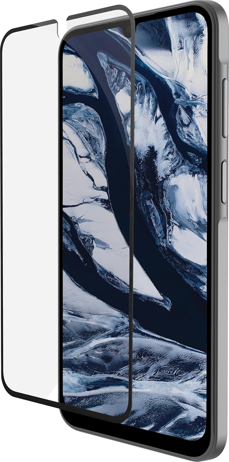 dbramante1928 Eco-shield Screen Protector for Mobile Phone Glass Frame Colour Black for Samsung Galaxy A15