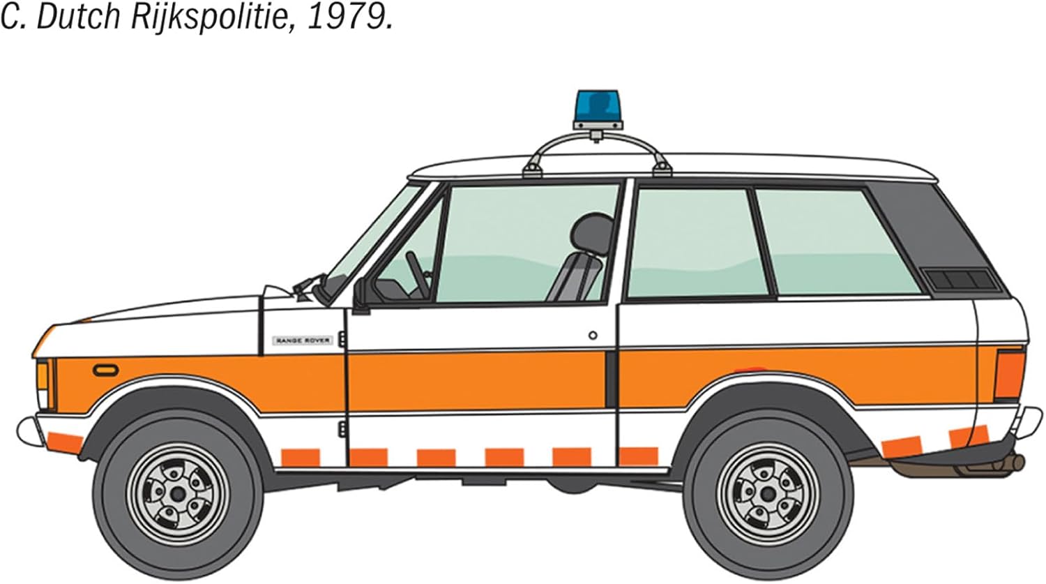 IT93661 1/24 Range Rover Police Type Plastique Modèle