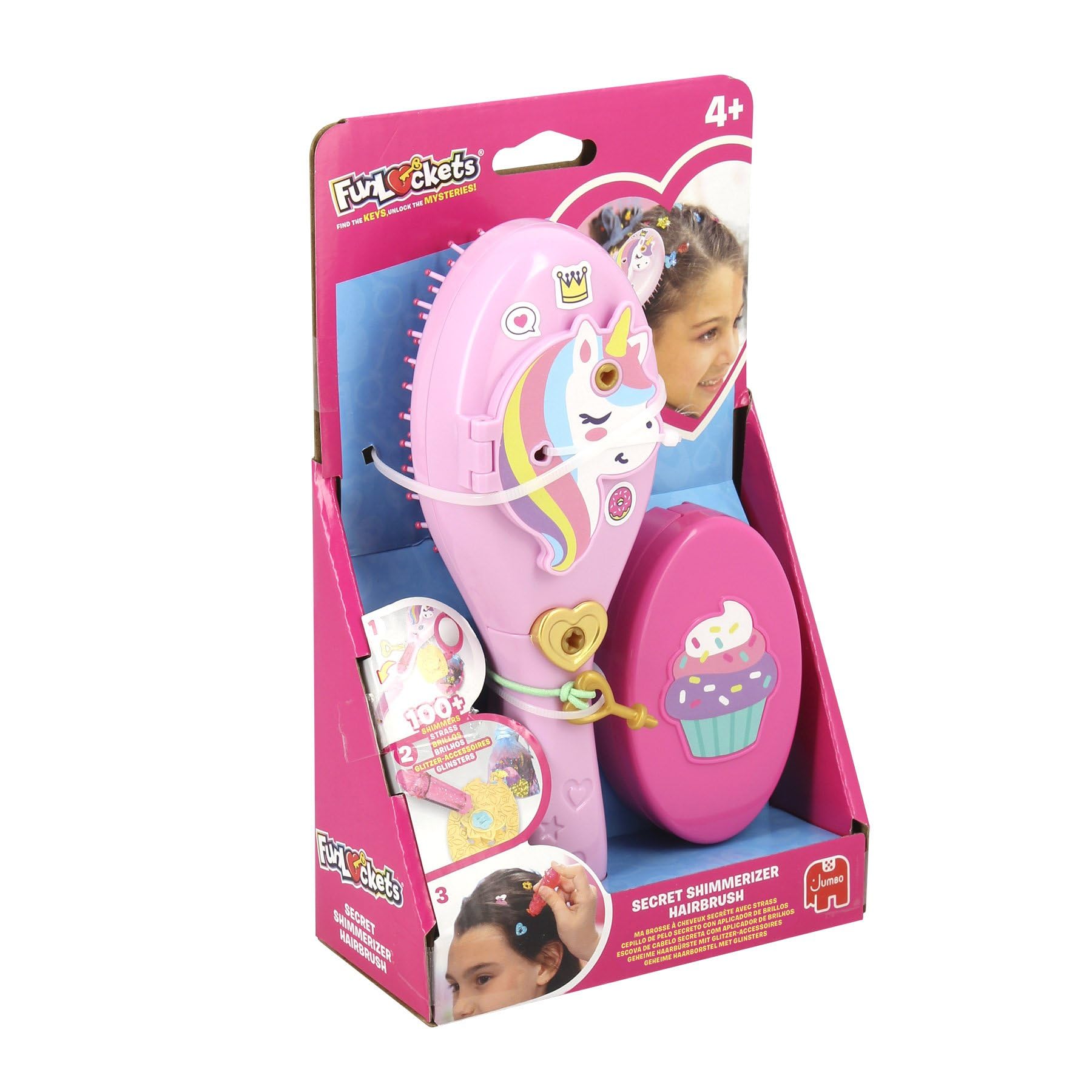 FunLockets Geheime Haarborstel Met Glinsters