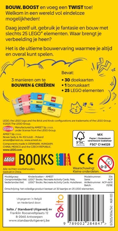 Lego ReCreate Activity Cards: Huisdieren (Lego ReCreate Activity Cards, 1