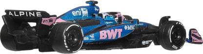 Hot Wheels 1:64 Scale Premium Die-Cast BWT Alpine – Pierre Gasly #10 Formula 1 Collectible Toy Race Car with Real Riders Tires & Metal/Metal Body & Chassis, JKD82