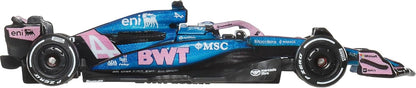 Hot Wheels 1:64 Scale Premium Die-Cast BWT Alpine – Pierre Gasly #10 Formula 1 Collectible Toy Race Car with Real Riders Tires & Metal/Metal Body & Chassis, JKD82