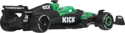 Hot Wheels 1:64 Scale Premium Die-Cast Formula 1 Collectible Toy Race Car with Real Riders Tires & Metal/Metal Body & Chassis (Styles May Vary
