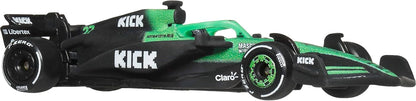 Hot Wheels 1:64 Scale Premium Die-Cast Formula 1 Collectible Toy Race Car with Real Riders Tires & Metal/Metal Body & Chassis (Styles May Vary