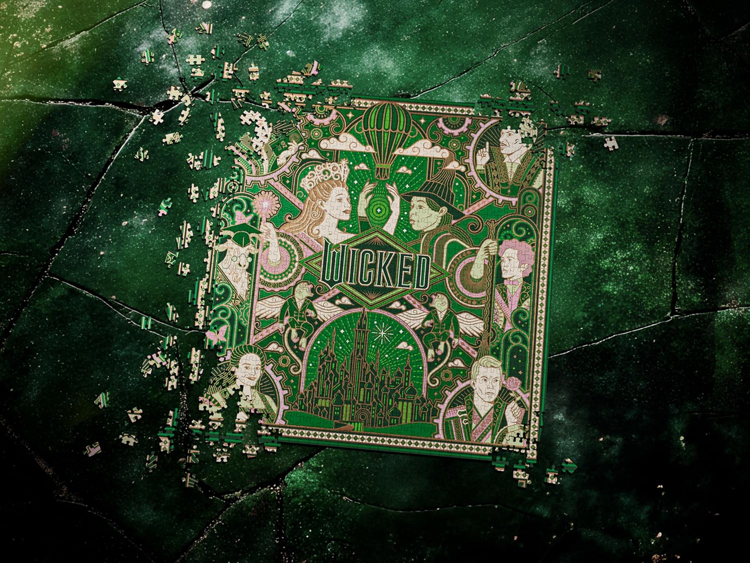theory11 Wicked Jigsaw Puzzle 1,000 Piece Jigsaw Puzzle - Officially Licensed Wicked Merchandise & Collectibles - Precision Fit and Premium Quality