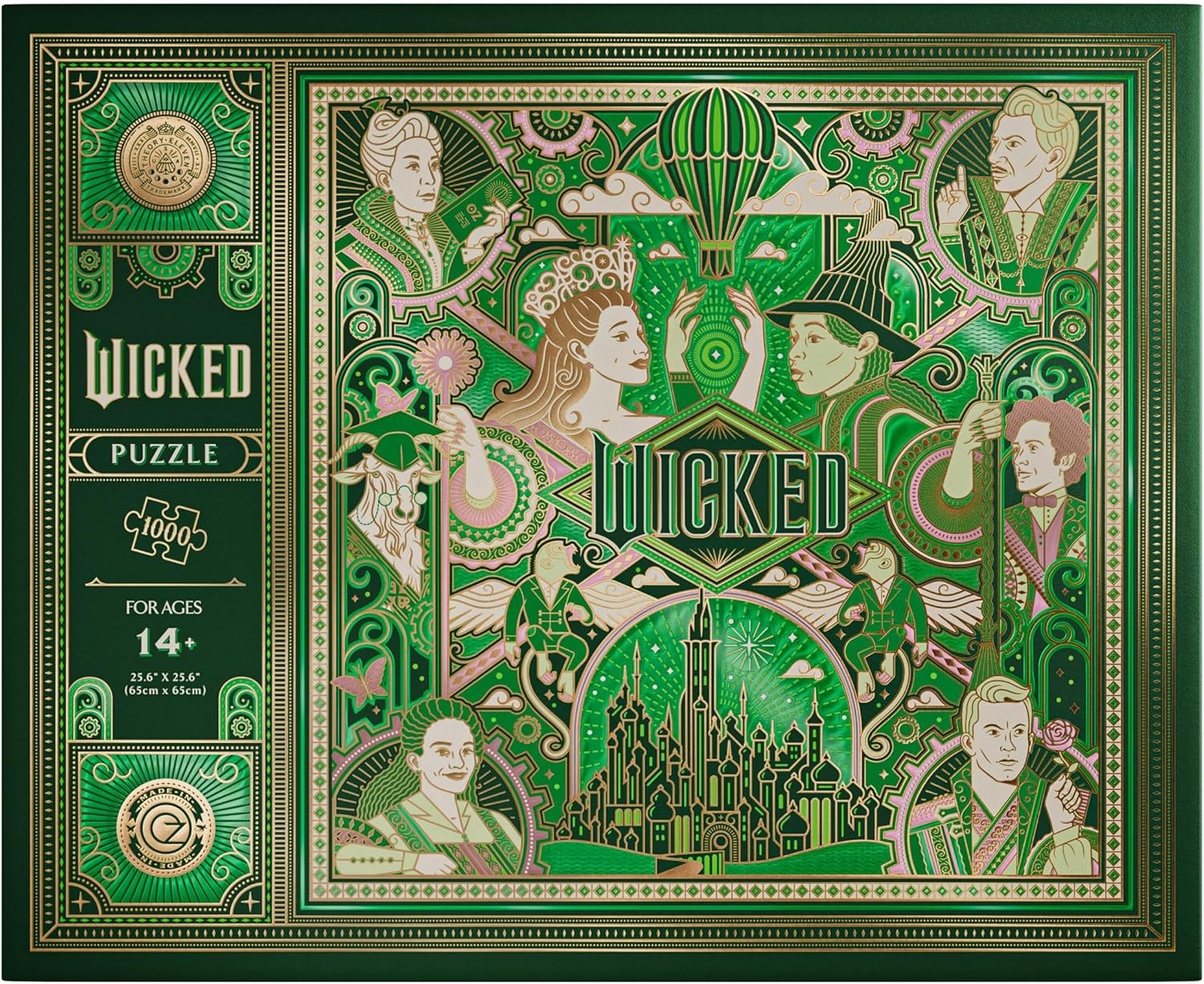 theory11 Wicked Jigsaw Puzzle 1,000 Piece Jigsaw Puzzle - Officially Licensed Wicked Merchandise & Collectibles - Precision Fit and Premium Quality