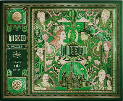 theory11 Wicked Jigsaw Puzzle 1,000 Piece Jigsaw Puzzle - Officially Licensed Wicked Merchandise & Collectibles - Precision Fit and Premium Quality