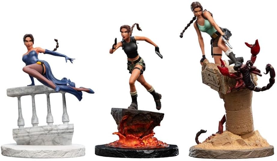 Weta Workshop Tomb Raider Mini Statue Lara Croft: The Sanctuary of Flame 18 cm