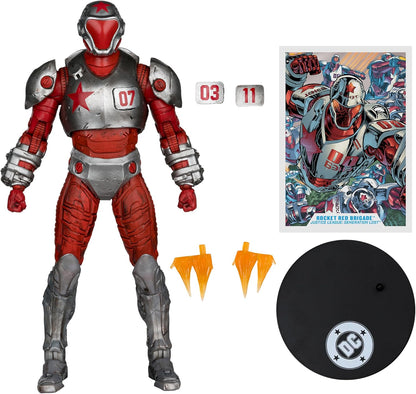 McFarlane DC Multiverse Rocket Red Brigade (Justice League: Generation Lost) 7in Action Figure Toys