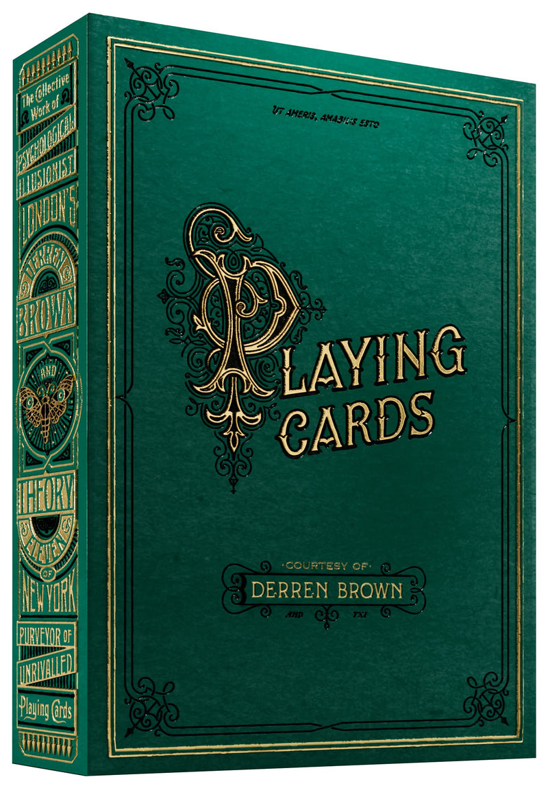 T11 Derren Brown Playing Cards Limited Edition (GREEN) Collectible Poker Deck by Theory11