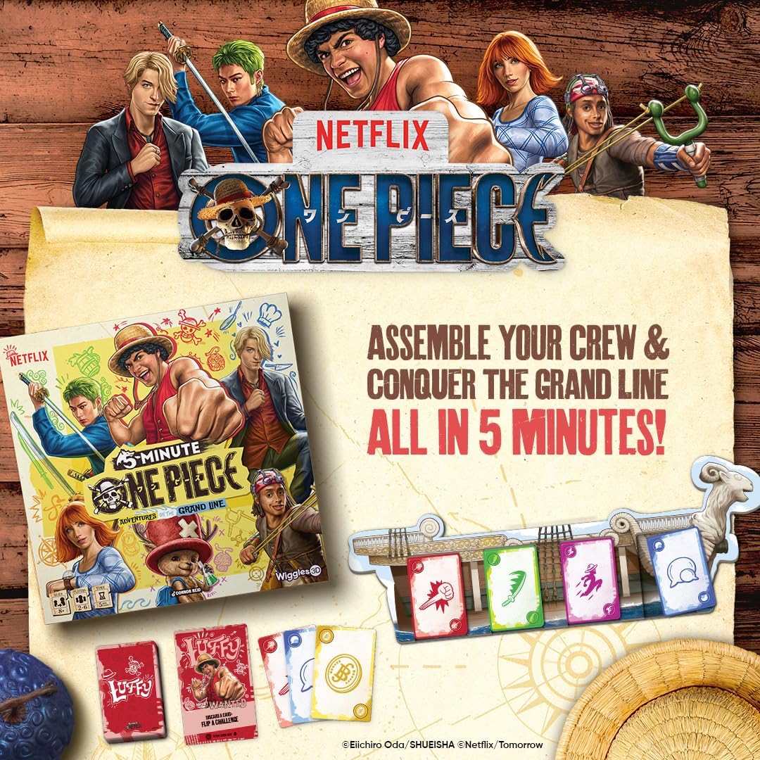 3D Wiggles | 5 Minute One Piece | Cooperative Card Game | Ages 8+ | 2-5 Players | 5 Minutes Playing Time