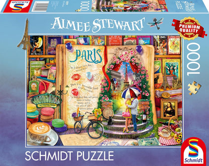 Schmidt | Aimee Stewart: Memories of Paris (1,000 Pieces) | Jigsaw Puzzle | Ages 14+ | 1+ Players