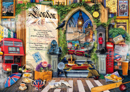 Schmidt | Aimee Stewart: Memories of London (1,000 Pieces) | Jigsaw Puzzle | Ages 14+ | 1+ Players