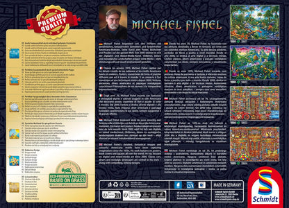 Schmidt Spiele 58612 Fantastic Fairy Tale World Michael Fishel 1000 Piece Jigsaw Puzzle Made of Grass Cardboard