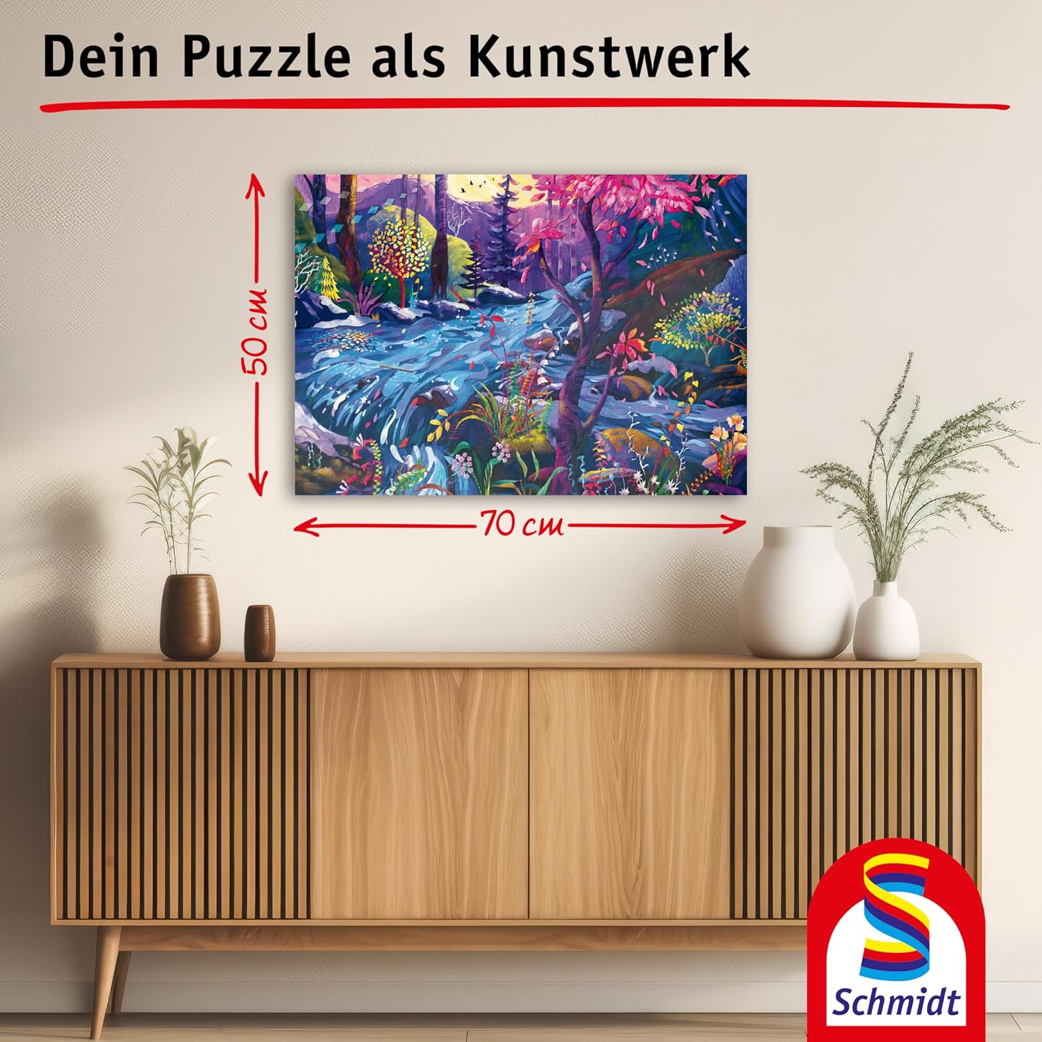 Schmidt Spiele 58641 Puzzle 1000 Pieces River of Dreams Redina Tili