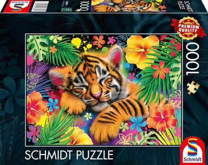 Schmidt Spiele 58889 Tiger Puppy 1000-Piece Jigsaw Puzzle