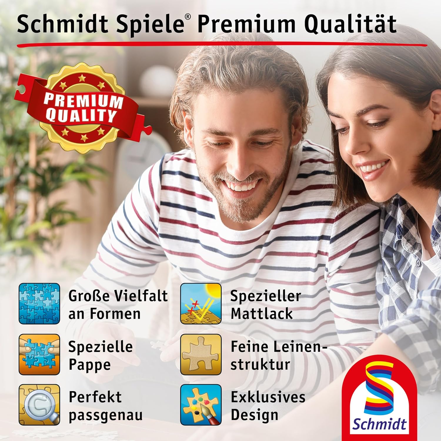 Schmidt Spiele 58894 1000-Piece Puzzle by the Sea