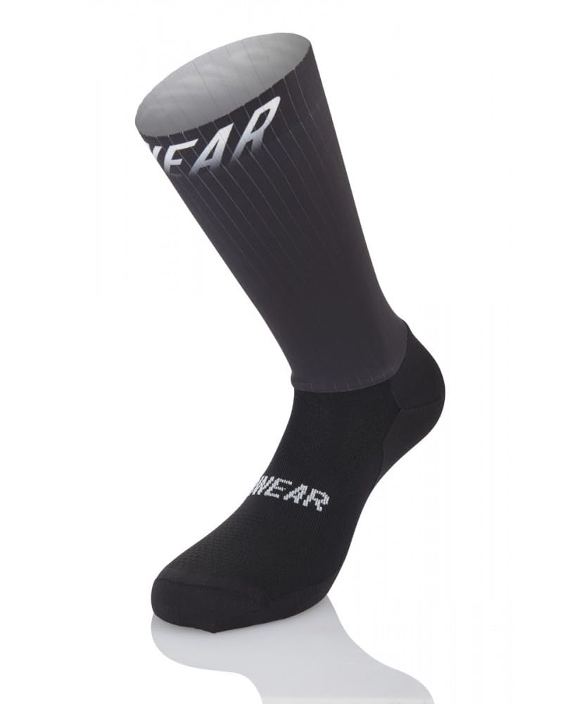 MBI Wear Aero Fast Black Sports Socks, Black