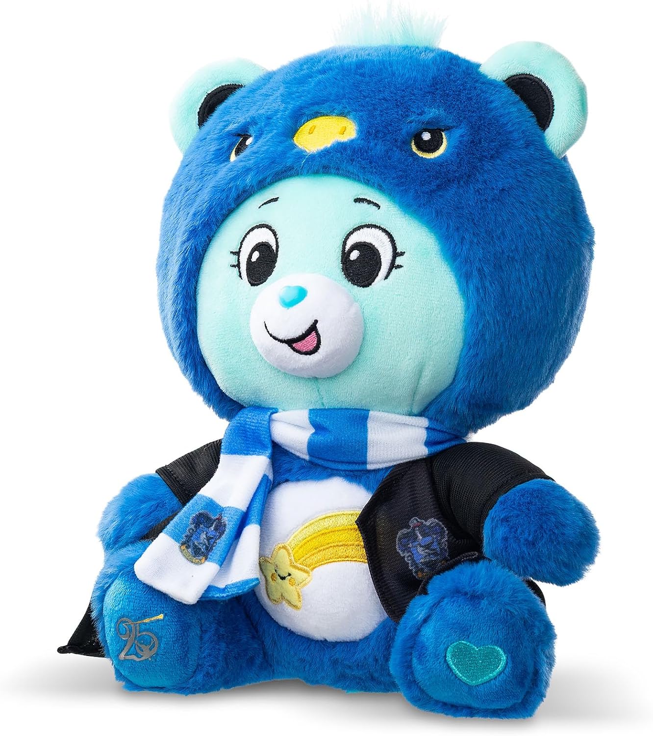 Care Bears x Harry Potter Ravenclaw Wish Bear 30cm Hoodie Plush – Premium Hogwarts House Collectible, Ages 4+