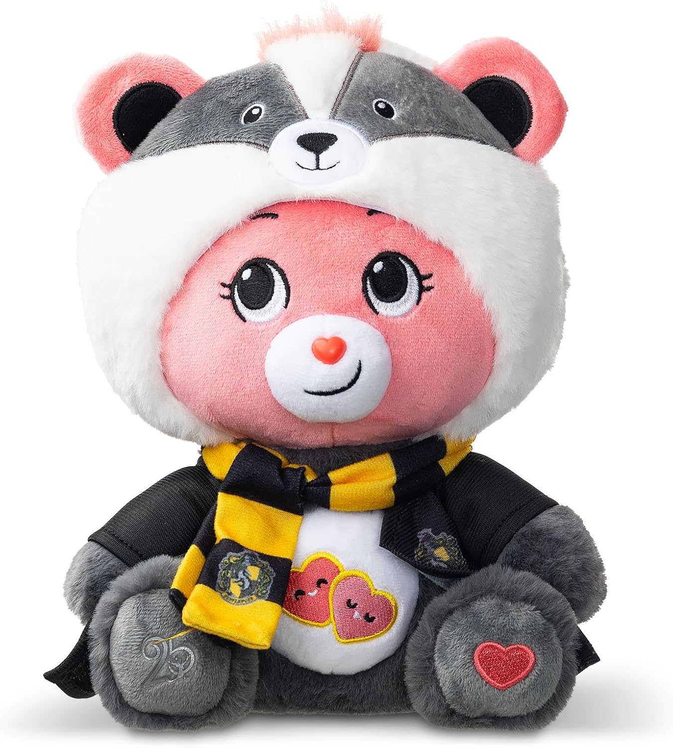 Care Bears x Harry Potter Hufflepuff Love-A-Lot Bear 30cm Hoodie Plush – Premium Hogwarts House Collectible, Ages 4+