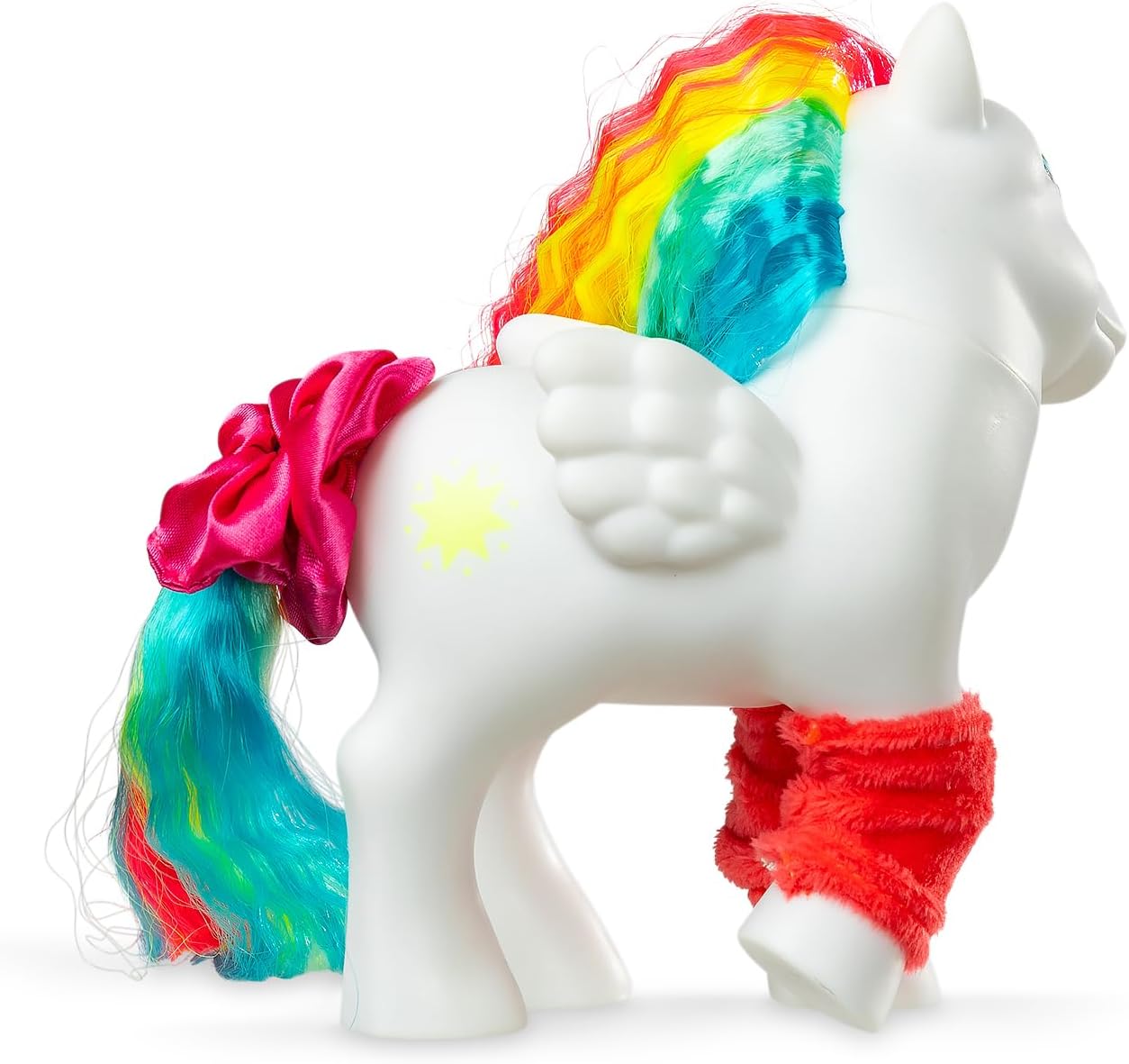 Basic Fun My Little Pony Totally Rad Starshine - Poney d'inspiration rétro avec un style audacieux - Jouet à collectionner des années 80 pour enfants et fans de 3 ans et plus