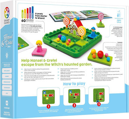 SmartGames - Hansel and Gretel, Preschool Puzzle Game with 60 Challenges, Ages 5 to 8