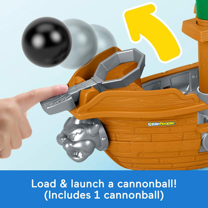 Fisher-Price Little People Toddler Toy My Mario Bowser’s Airship Playset with Figure for Preschool Pretend Play Kids Ages 18+ Months
