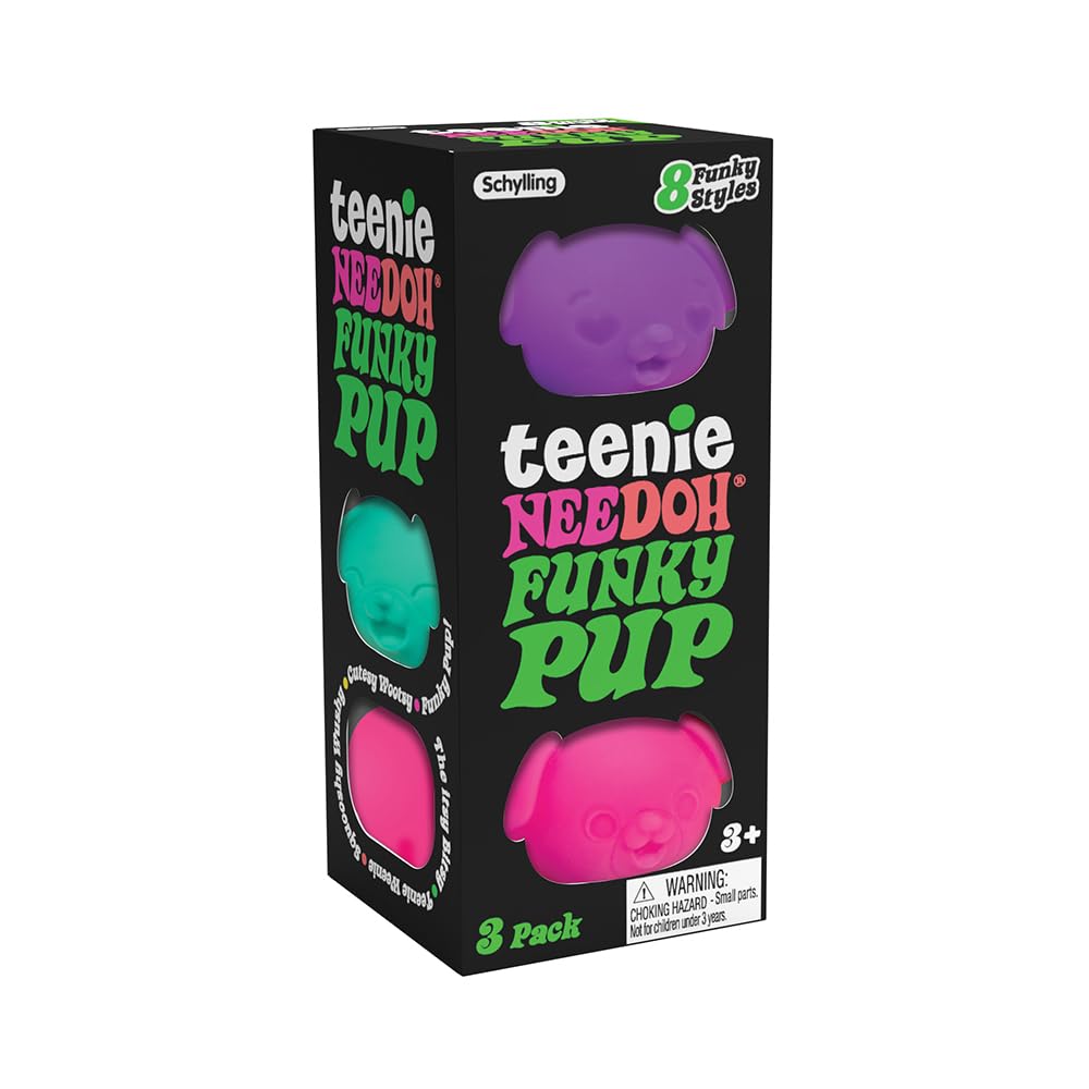 Needoh - Teenie Funky Pups 3-Pack (200104)