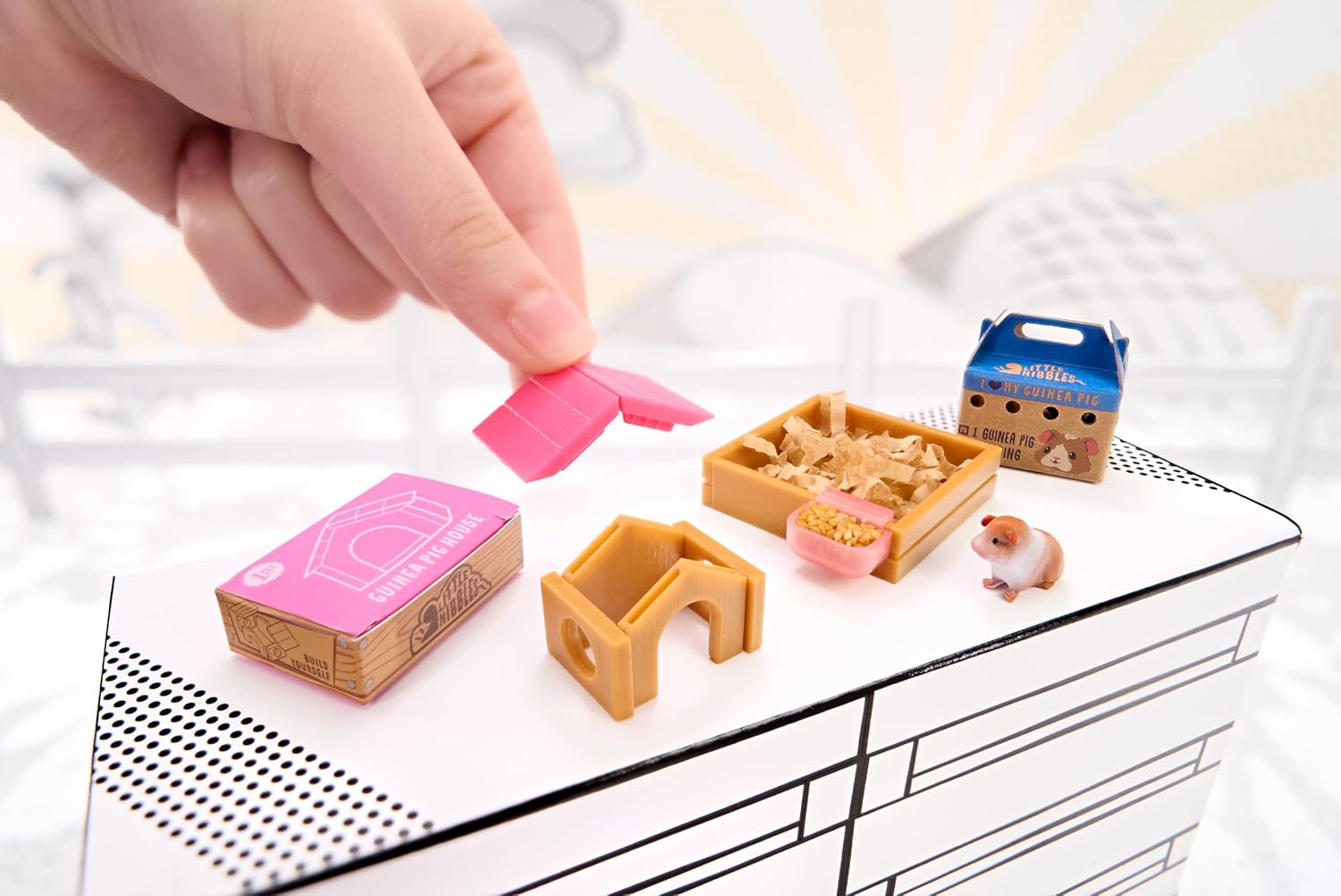 MGA's Miniverse Make It Mini Tiere Mini-Sammlerstücke, Geheimnisvolle Blindverpackung, Miniaturen, Kunstharz-Bastelspiel, Nachgebildete Tiere + Lebensräume, Nicht ESSBAR – Für Sammler ab 8 Jahre
