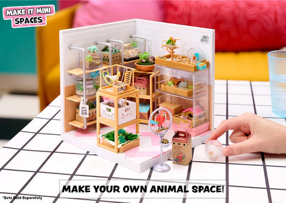 MGA's Miniverse Make It Mini Tiere Mini-Sammlerstücke, Geheimnisvolle Blindverpackung, Miniaturen, Kunstharz-Bastelspiel, Nachgebildete Tiere + Lebensräume, Nicht ESSBAR – Für Sammler ab 8 Jahre
