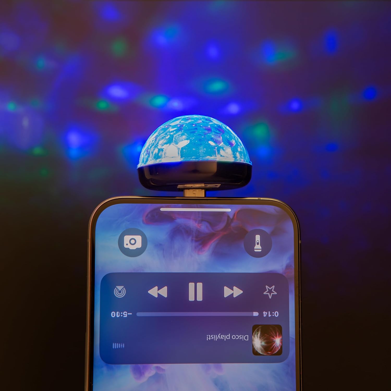 KIKKERLAND US248 Phone Disco Light - USB-C
