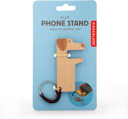 Kikkerland - Pup Phone Stand - 1.5 X 5.25 X 0.25 Inches