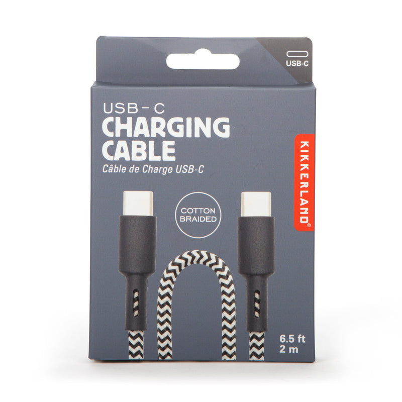 Kikkerland - Usb-C Charging Cable - 2 Meters (6.5 Feet)