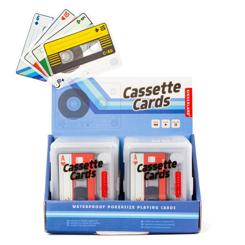 Kikkerland - Cassette Playing Cards (Gg285)
